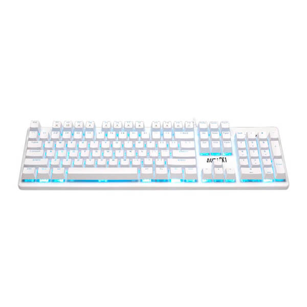 Gamdias Aura GK1 Tactile Red Switches Mechanical Gaming Keyboard (White)