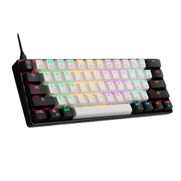 Gamdias Aura GK2 White and Black Gaming Keyboard