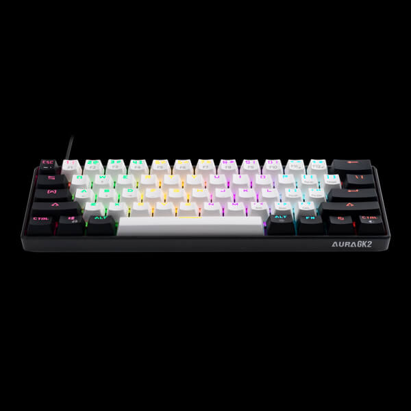 Gamdias Aura GK2 White and Black Gaming Keyboard