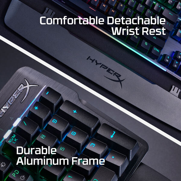HyperX Alloy MKW100 Mechanical Gaming Keyboard - TTC Red Linear Switches