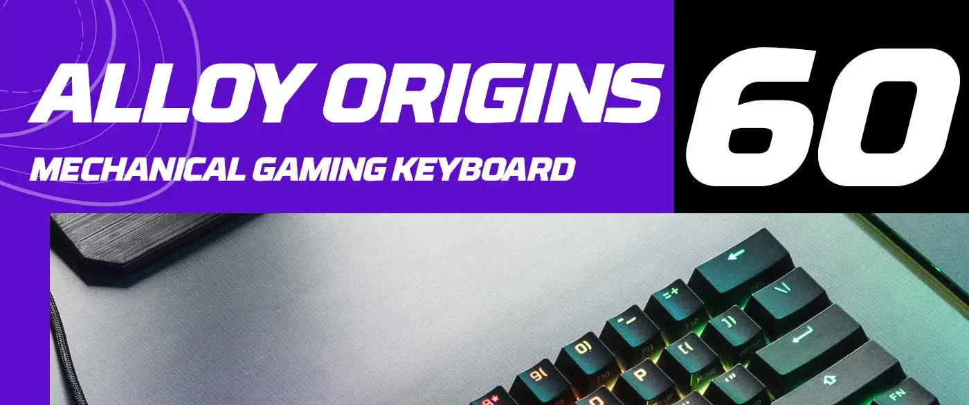 HyperX Alloy Origins 60 Keyboard Red Switches 1 