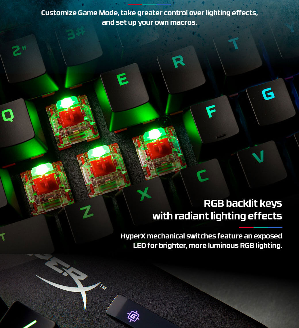 HyperX Alloy Origins Keyboard Blue Switches 4