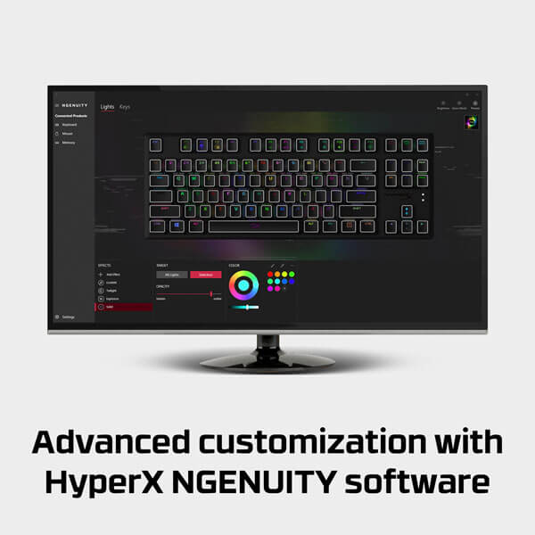 HyperX Alloy Origins Core Mechanical Gaming Keyboard (Aqua Tactile Switches)