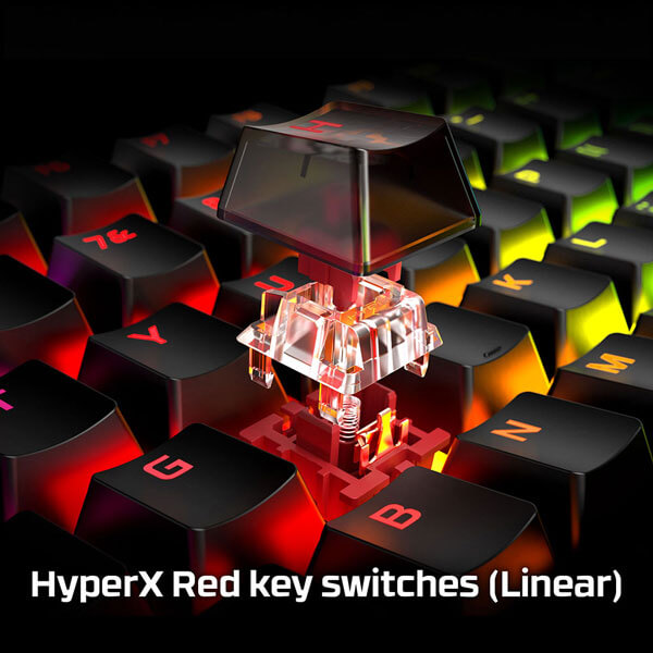 HyperX Alloy Origins Core Mechanical Gaming Keyboard (Red Linear Switches)