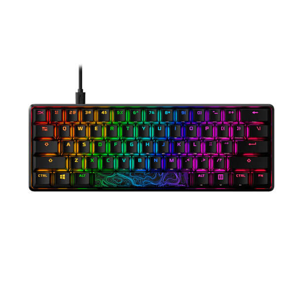 Hyperx Alloy Origins 60 Percent Mechanical Gaming Keyboard with Aqua Tactile Switches