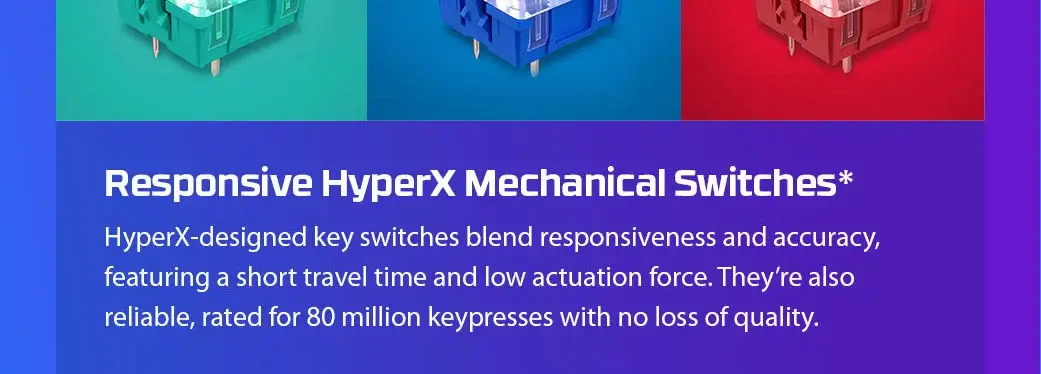 HyperX Alloy Origins Core Keyboard Blue Switches 1 