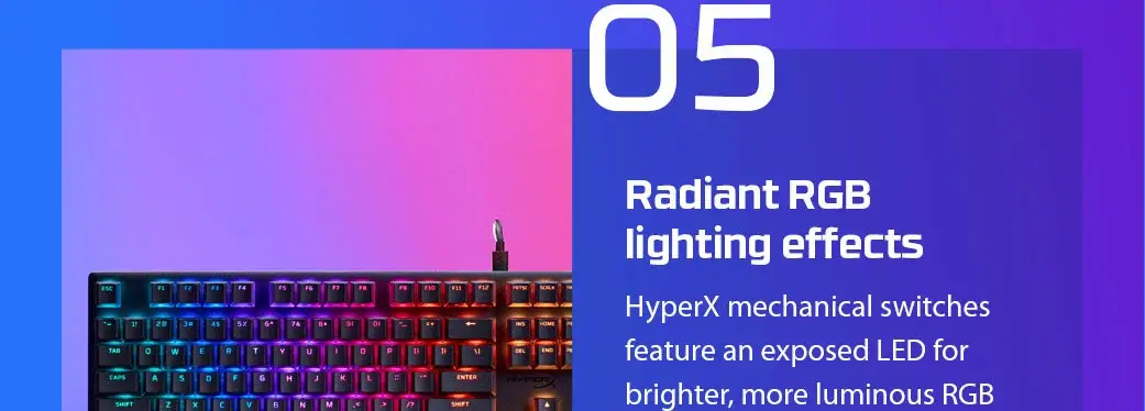HyperX Alloy Origins Core Keyboard Blue Switches 1 