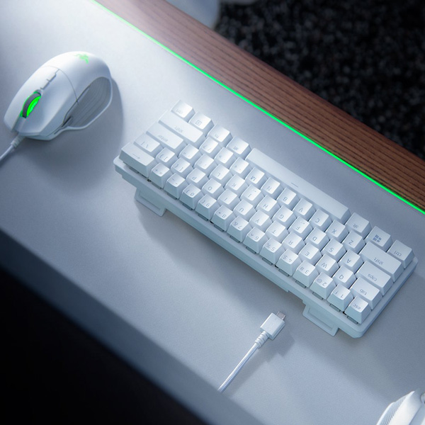 Razer Huntsman Mini Gaming Keyboard Linear Optical Mercury Red Switches