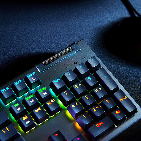 Razer BlackWidow V4 X Mechanical Gaming Keyboard with Green Switches