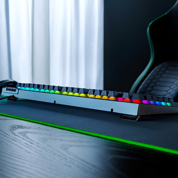 Razer BlackWidow V4 X Mechanical Gaming Keyboard with Green Switches