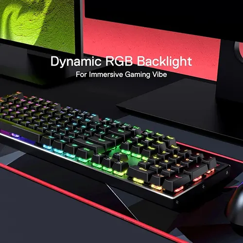 Redragon Dharma Pro K556 Pro Wireless Mechanical RGB Gaming Keyboard With Red Switch