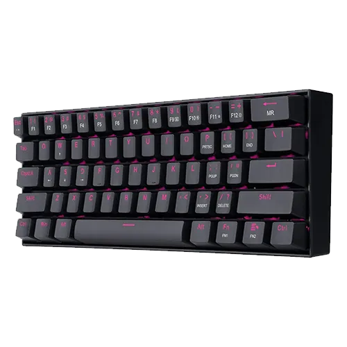 Redragon Dragon Born K630 60 Percent Mechanical Pink LED Gaming Keyboard With Brown Switch