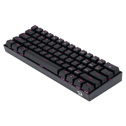 Redragon Dragon Born K630 60 Percent Mechanical Pink LED Gaming Keyboard With Brown Switch
