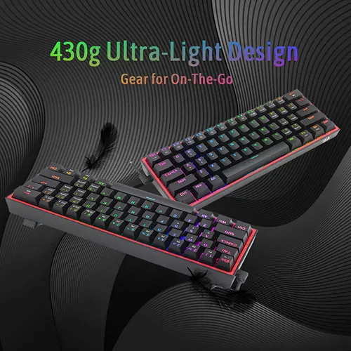 Redragon Fizz K617 Mechanical RGB Gaming Keyboard With Red Switch