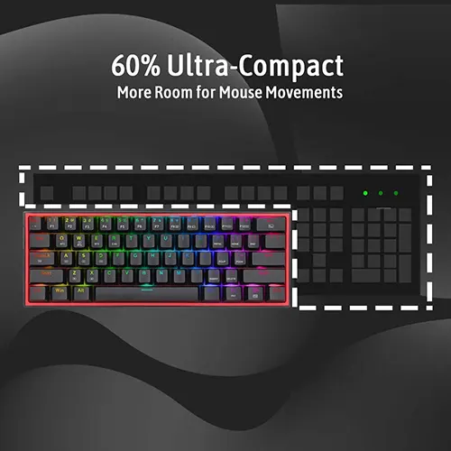 Redragon Fizz Pro K616 Wireless Mechanical RGB Gaming Keyboard With Red Switch