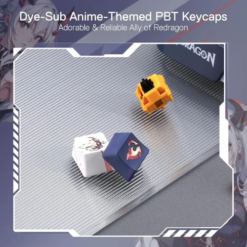 Redragon Eisa Pro K686 Pro Anime Theme RGB Tri-Mode Keyboard