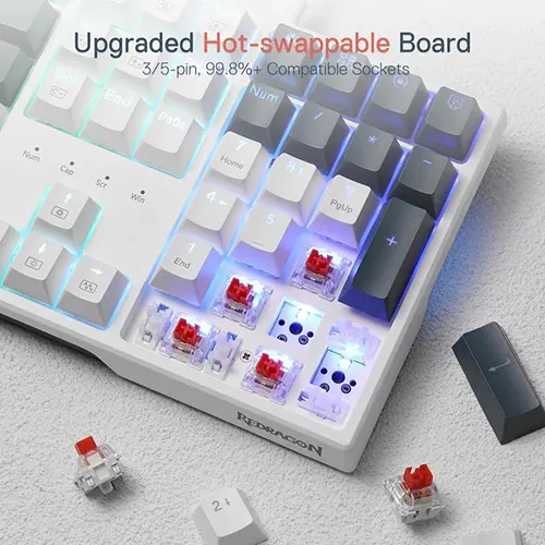 Redragon Trundle K668 Multi Colour Mechanical RGB Gaming Keyboard With Red Switch