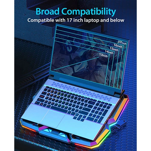 Cosmic Byte Cyclone RGB Laptop Cooling Pad