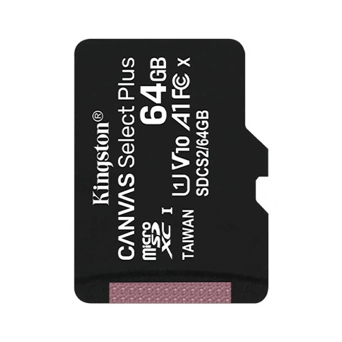 Kingston Canvas Select Plus microSD Memory Card 64GB