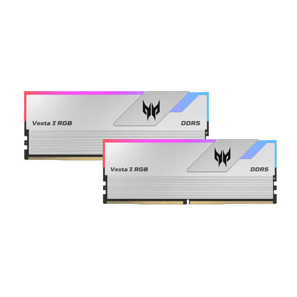 Acer Predator Vesta II RGB Silver 32GB (16GBx2) 6000MHz CL30 DDR5 RAM