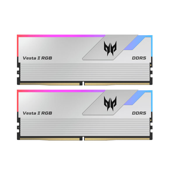 Acer Predator Vesta II RGB Silver 64GB (32GBx2) 6000MHz CL30 DDR5 RAM