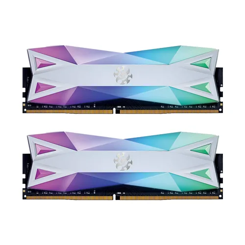 Adata XPG Spectrix D60G RGB White 16GB (8GBX2) 3000MHz CL16 DDR4 RAM