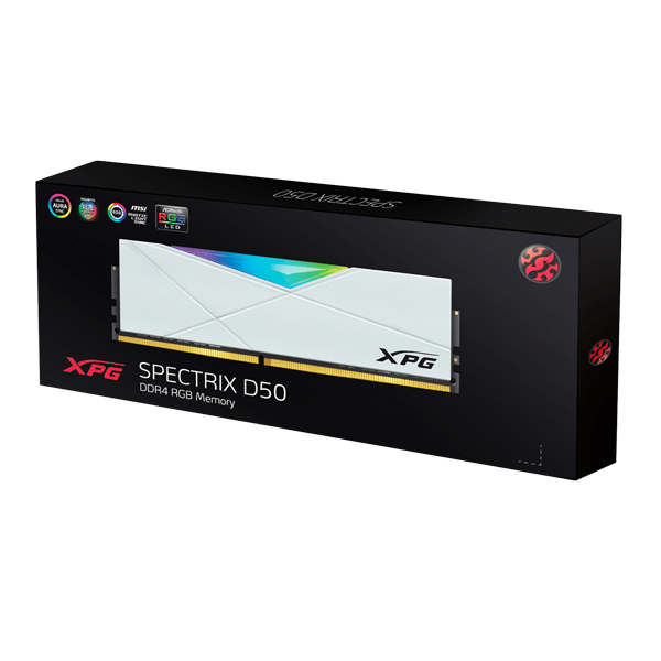 Adata XPG Spectrix D50 16GB (8GBx2) DDR4 3600MHz RGB Desktop RAM