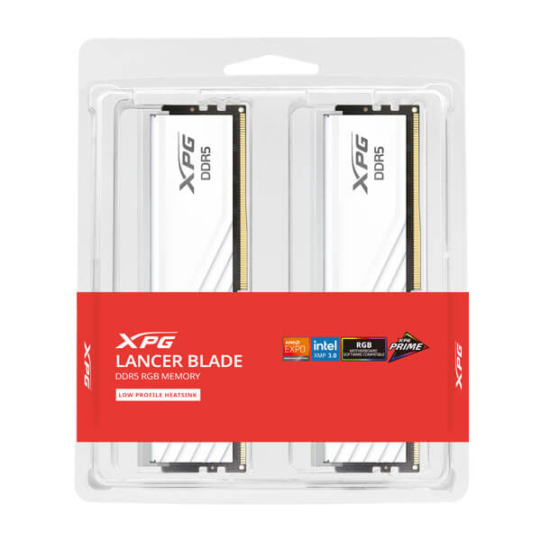 Adata XPG Lancer Blade RGB White 64GB (32GBx2) 6000MHz CL30 DDR5 RAM