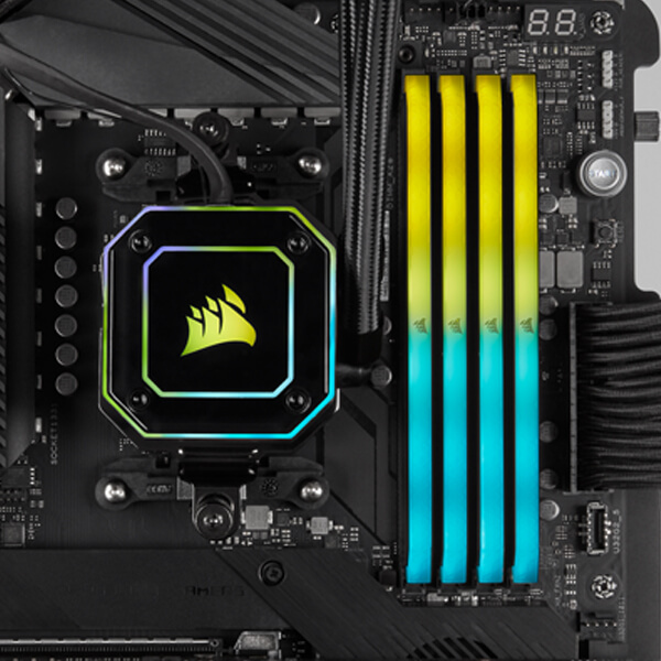 Corsair Vengeance RGB 16GB (16GBx1) DDR4 3200MHz | CMG16GX4M1E3200C16