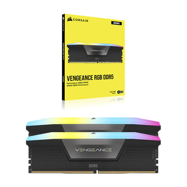 Corsair Vengeance RGB 32GB (16GB x 2) 5200MHz CL40 DDR5 RAM