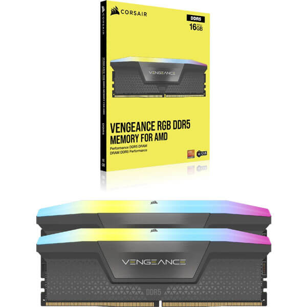 Corsair Vengeance RGB 32GB (16GBx2) DDR5 CL40 5200MHz Ram