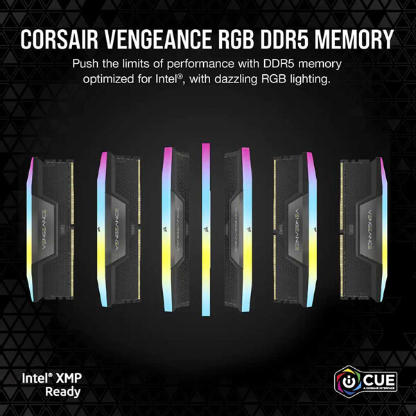 Buy Corsair Vengeance RGB 32GB DDR5 5600MHz RAM | Mdcomputers.in