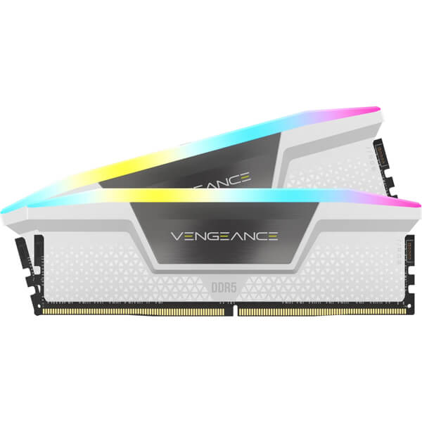 Corsair Vengeance RGB White 32GB (16GBx2) 6000MHz CL30 DDR5 Ram