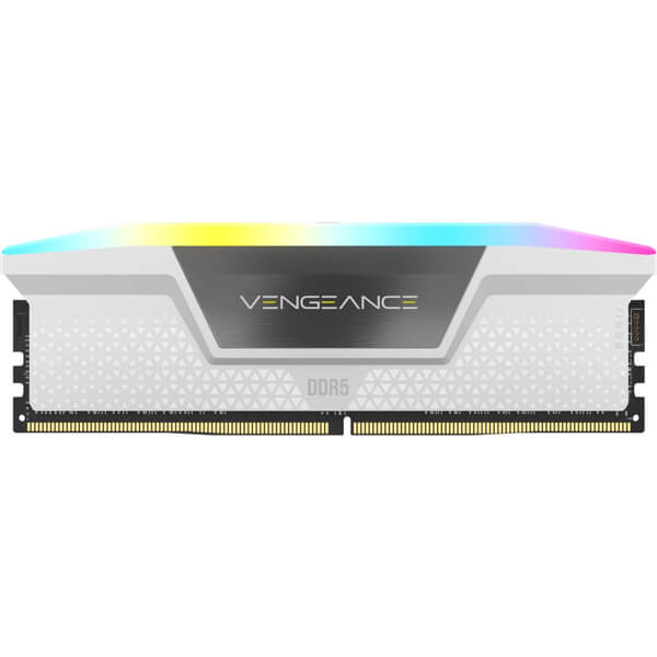 Corsair Vengeance RGB White 32GB (16GBx2) 6000MHz CL30 DDR5 Ram