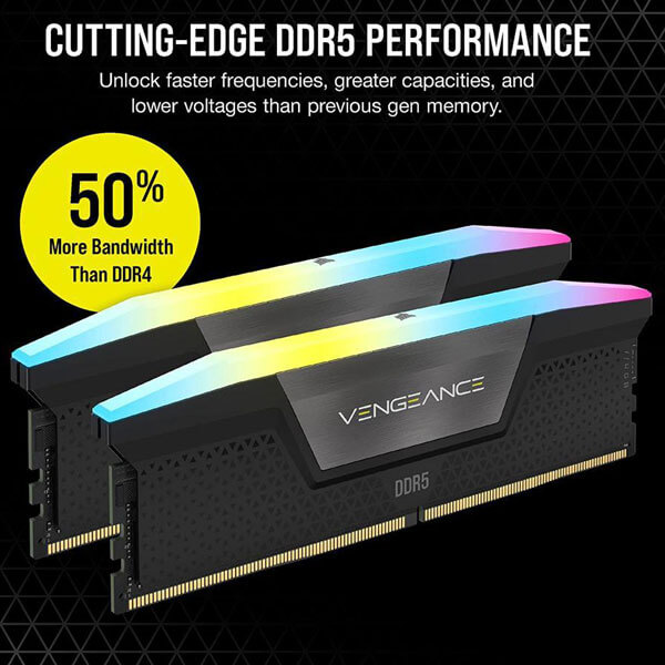 Corsair Vengeance RGB Series 32GB (16GBx2) 7000MHz CL40 DDR5 RAM