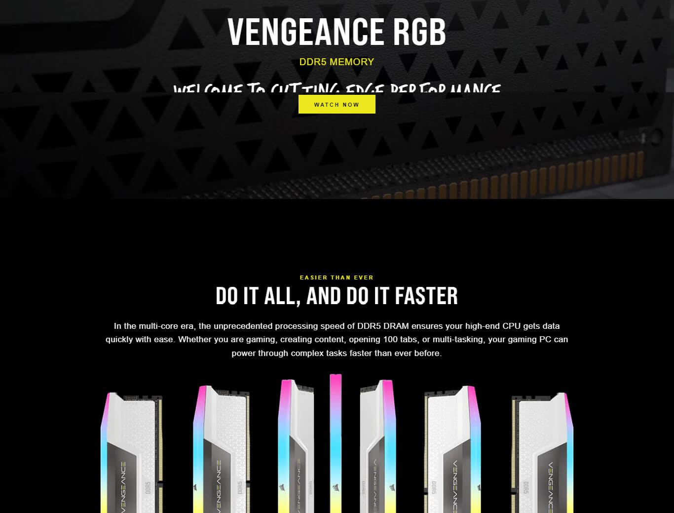 Corsair VENGEANCE® RGB 32GB Ram