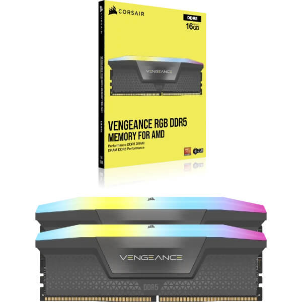Corsair Vengeance RGB 32GB (16GBx2) 6000MHz CL36 DDR5 RAM