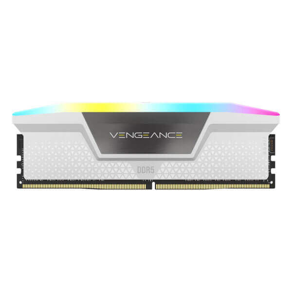 Corsair Vengeance RGB 64GB (32GBx2) 5600MHz CL40 DDR5 White Ram