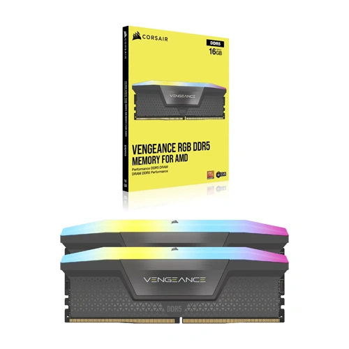 CORSAIR Vengeance RGB 64GB (32GBx2) 6000MHz CL40 DDR5 RAM
