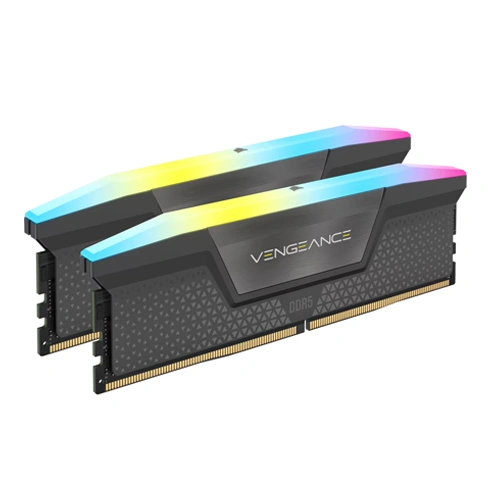 CORSAIR Vengeance RGB 64GB (32GBx2) 6000MHz CL40 DDR5 RAM