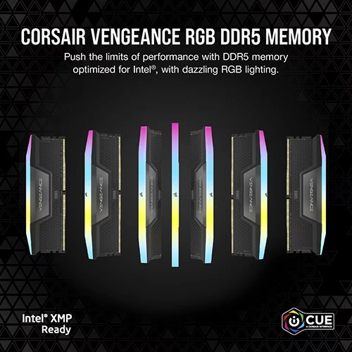 Corsair Vengeance RGB 96GB (48GBx2) 7200MHz CL40 DDR5 RAM