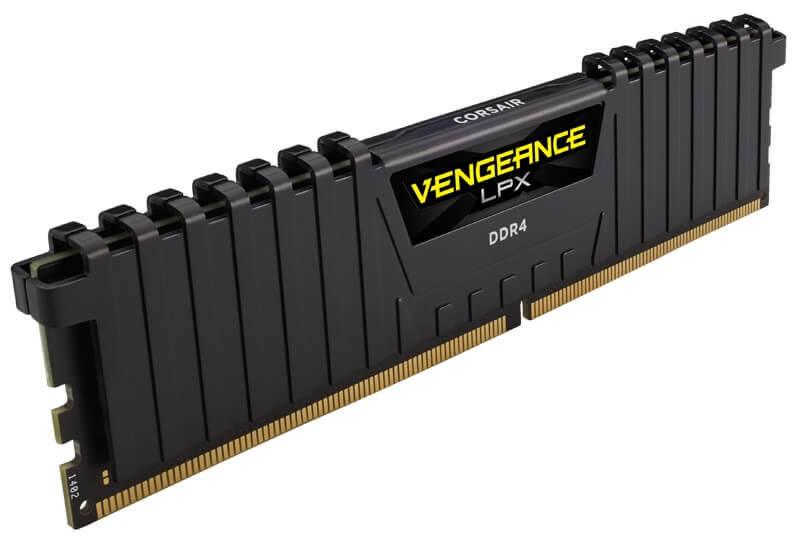 Corsair Vengeance Lpx 4GB (4GBx1) DDR4 2400MHz Black