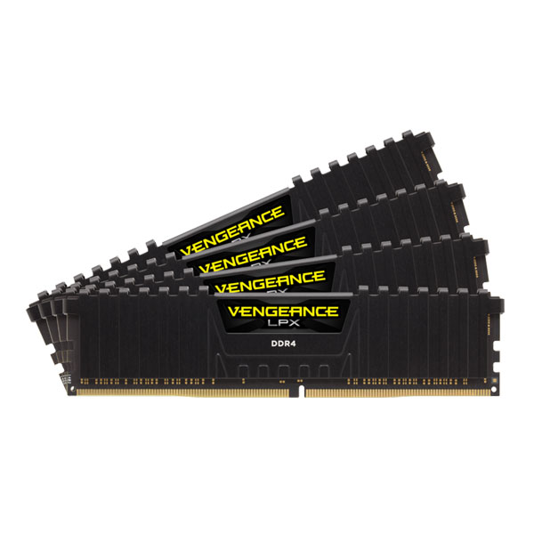 Corsair Vengeance LPX 64GB (16GBx4) DDR4 3000MHz Black