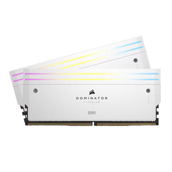 Corsair Dominator Titanium RGB White 32GB (16GBx2) 6000MHz CL30 DDR5 RAM