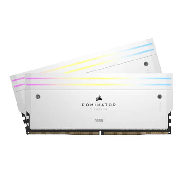 Buy Corsair Dominator Titanium RGB White DDR5 32GB 7200MHz RAM