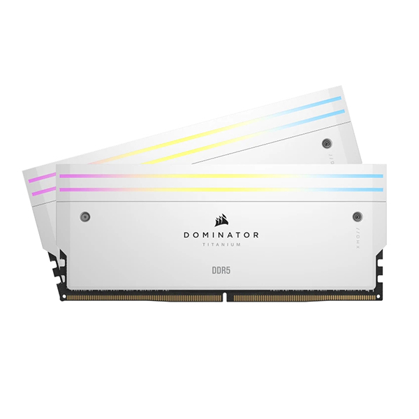 Corsair Dominator Titanium RGB White 64GB (32GBx2) 6000MHz CL30 DDR5 RAM