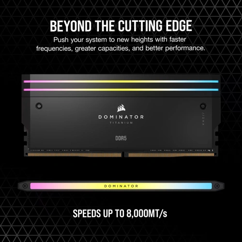 Corsair Dominator Titanium RGB 64GB (32GBx2) 6600MHz CL32 DDR5 RAM