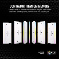 Corsair Dominator Titanium RGB White 64GB (32GBx2) 6600MHz CL32 DDR5 RAM