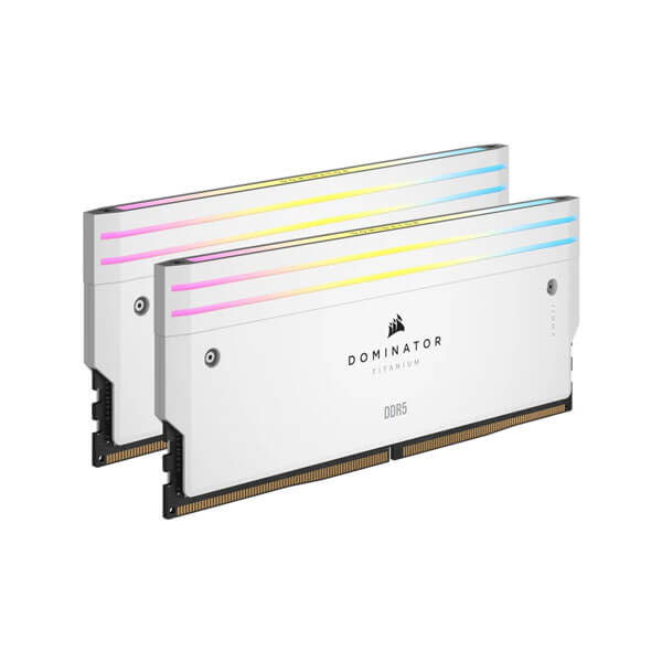 Corsair Dominator Titanium RGB White 64GB (32GBx2) 6600MHz CL32 DDR5 RAM