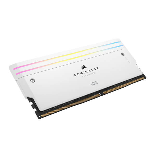 Corsair Dominator Titanium RGB White 64GB (32GBx2) 6600MHz CL32 DDR5 RAM